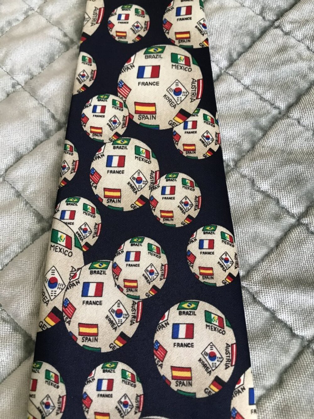 World Cup Tie by Rene Chagal. New